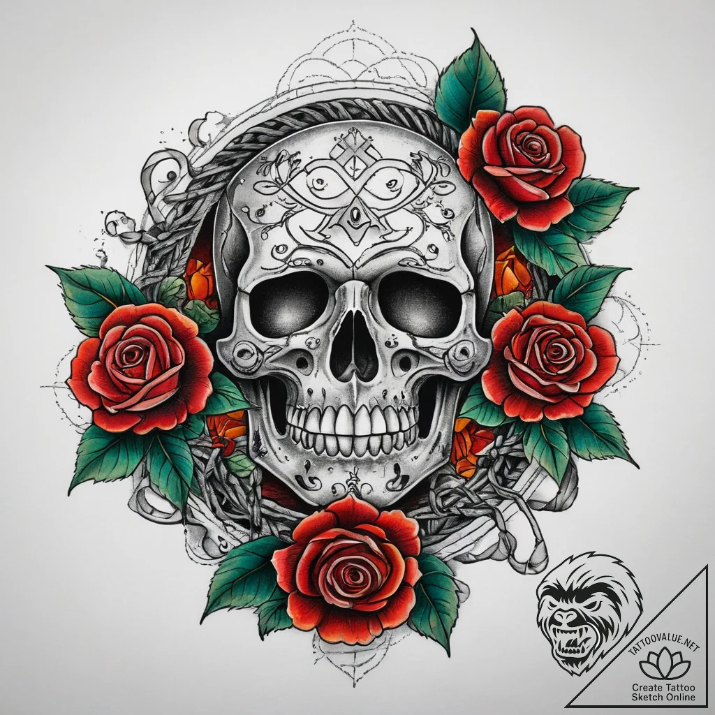 Tattoo sketch nautical rope knot, tattoo draw... - tattoo sketch (№1758226532_0, 18.09.2025 20:15) — tattoovalue.net