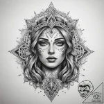 Tattoo sketch holy presence, tattoo drawing o… – tattoo sketch (№1758227489_0, 18.09.2025 20:31) — tattoovalue.net