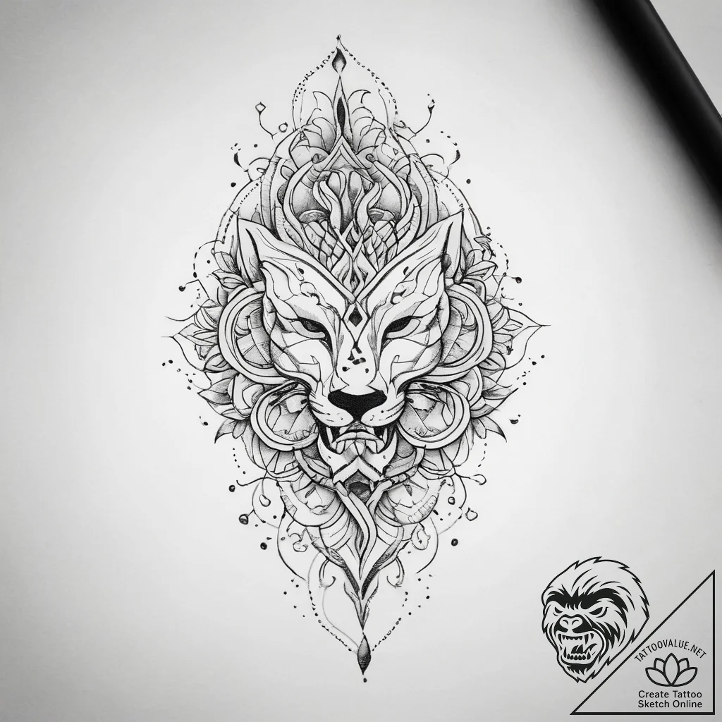 Tattoo sketch bronze, tattoo drawing outline,... - tattoo sketch (№1758228289_0, 18.09.2025 20:44) — tattoovalue.net