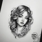 Tattoo sketch ocean, tattoo drawing outline,… – tattoo sketch (№1758228882_0, 18.09.2025 20:54) — tattoovalue.net