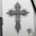 Tattoo sketch divine presence, tattoo line ar… – tattoo sketch (№1758230646_0, 18.09.2025 21:24) — tattoovalue.net