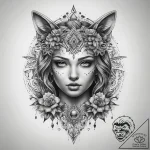 Tattoo sketch amber, tattoo sketch design, re… – tattoo sketch (№1758231041_0, 18.09.2025 21:30) — tattoovalue.net