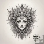 Tattoo sketch cosmic root, tattoo drawing out… – tattoo sketch (№1758232417_0, 18.09.2025 21:53) — tattoovalue.net