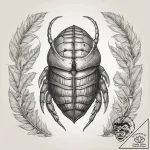 Tattoo sketch trilobite, tattoo flash sheet d… – tattoo sketch (№1758233199_0, 18.09.2025 22:06) — tattoovalue.net