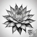 Tattoo sketch agave – tattoo sketch (№1758236351_0, 18.09.2025 22:59) — tattoovalue.net
