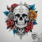 Tattoo sketch needle, concept art for tattoo,… – tattoo sketch (№1758238897_0, 18.09.2025 23:41) — tattoovalue.net