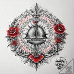 Tattoo sketch mystical narrative, artistic ta… – tattoo sketch (№1758240271_0, 19.09.2025 00:04) — tattoovalue.net