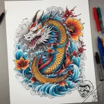 Tattoo sketch mission, tattoo line art, irezu… – tattoo sketch (№1758242434_0, 19.09.2025 00:40) — tattoovalue.net