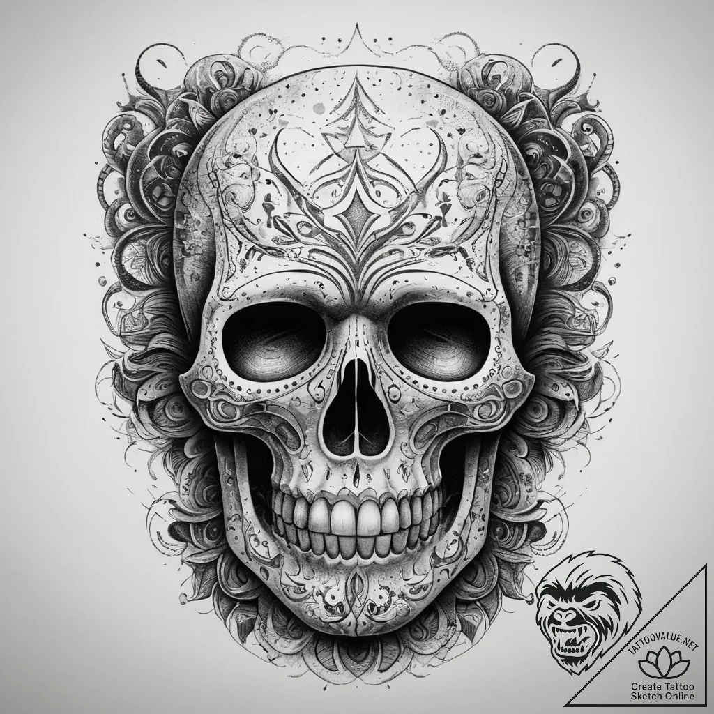 Tattoo sketch phantom, ink illustration for t... - tattoo sketch (№1758243230_0, 19.09.2025 00:53) — tattoovalue.net