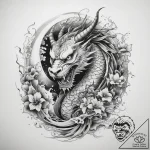 Tattoo sketch cosmic ghost, artistic tattoo s… – tattoo sketch (№1758244977_0, 19.09.2025 01:22) — tattoovalue.net