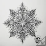 Tattoo sketch cosmic essence, concept art for… – tattoo sketch (№1758249307_0, 19.09.2025 02:35) — tattoovalue.net
