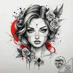 Tattoo sketch copper, artistic tattoo sketch,… – tattoo sketch (№1758251076_0, 19.09.2025 03:04) — tattoovalue.net