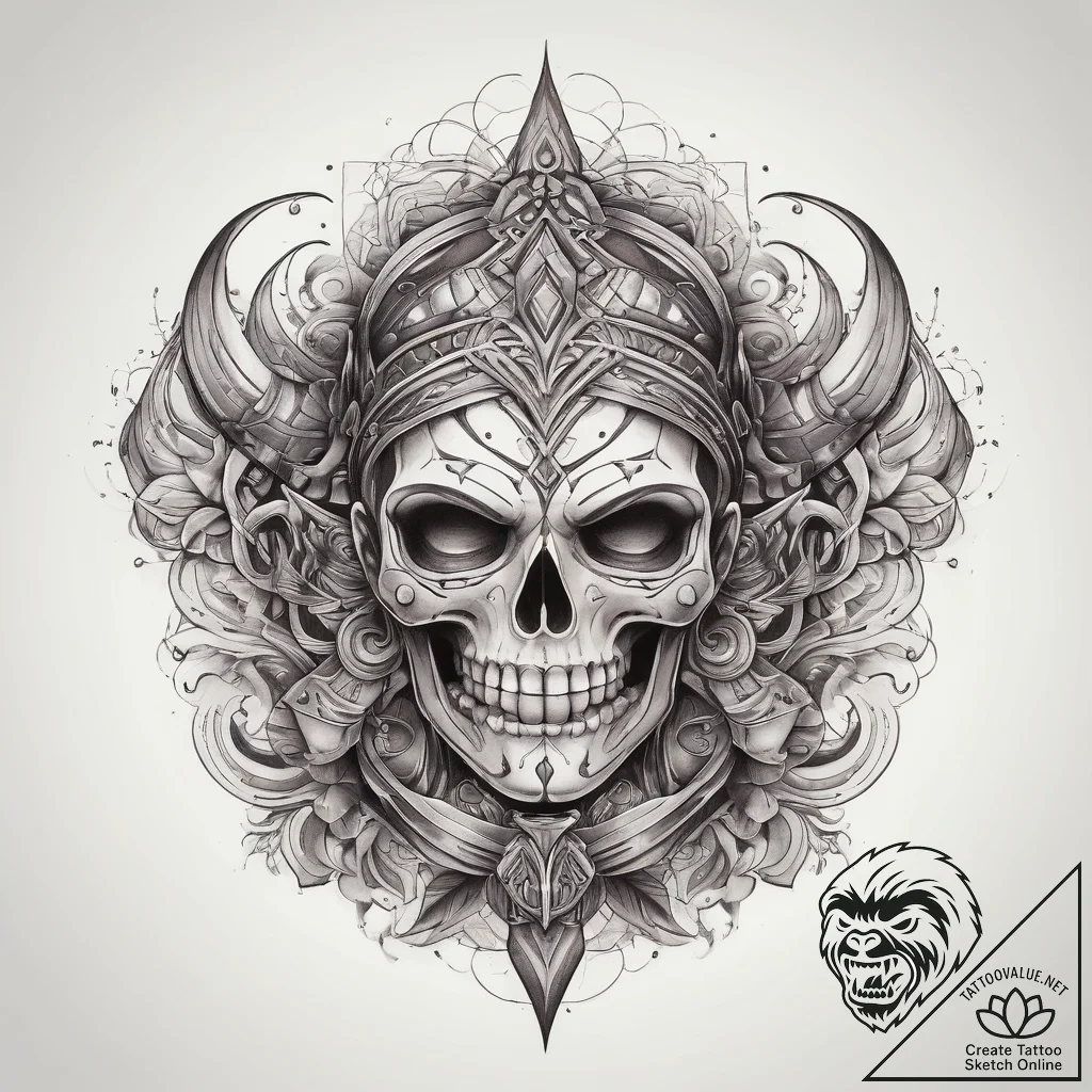 Tattoo sketch blessed fable, artistic tattoo... - tattoo sketch (№1758252648_0, 19.09.2025 03:30) — tattoovalue.net