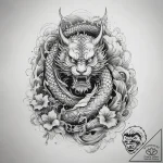 Tattoo sketch onyx, tattoo sketch design, fin… – tattoo sketch (№1758253427_0, 19.09.2025 03:43) — tattoovalue.net
