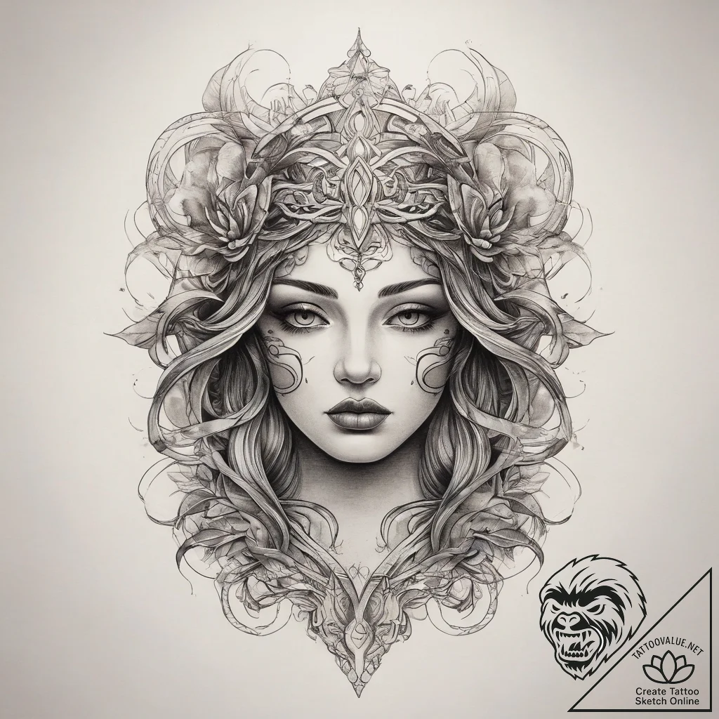 Tattoo sketch smoke, concept art for tattoo,... - tattoo sketch (№1758254204_0, 19.09.2025 03:56) — tattoovalue.net