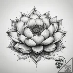 Tattoo sketch lotus flower, tattoo flash shee… – tattoo sketch (№1758255390_0, 19.09.2025 04:16) — tattoovalue.net