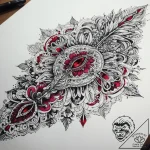Tattoo sketch ruby, tattoo drawing outline, d… – tattoo sketch (№1758256382_0, 19.09.2025 04:33) — tattoovalue.net