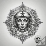 Tattoo sketch a symbolic concept, tattoo sket… – tattoo sketch (№1758258149_0, 19.09.2025 05:02) — tattoovalue.net