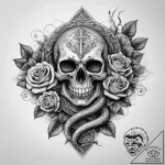 Tattoo sketch узор в виде змеи, tattoo line a… – tattoo sketch (№1758259535_0, 19.09.2025 05:25) — tattoovalue.net