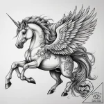 Tattoo sketch pegasus tattoo, concept art for… – tattoo sketch (№1758264700_0, 19.09.2025 06:51) — tattoovalue.net