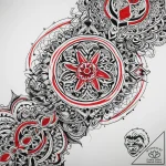 Tattoo sketch islamic geometric patterns, con… – tattoo sketch (№1758266266_0, 19.09.2025 07:17) — tattoovalue.net