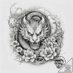 Tattoo sketch holy life, concept art for tatt… – tattoo sketch (№1758267238_0, 19.09.2025 07:33) — tattoovalue.net