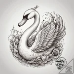 Tattoo sketch swan tattoo, tattoo drawing out… – tattoo sketch (№1758268800_0, 19.09.2025 08:00) — tattoovalue.net