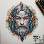 Tattoo sketch hobbit, tattoo sketch design, v… – tattoo sketch (№1758274731_0, 19.09.2025 09:38) — tattoovalue.net