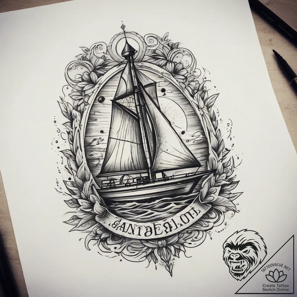 Tattoo sketch spire, artistic tattoo sketch,... - tattoo sketch (№1758275916_0, 19.09.2025 09:58) — tattoovalue.net