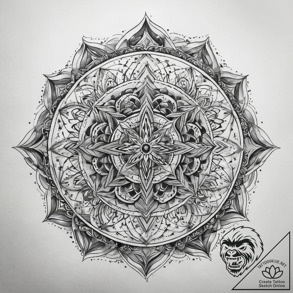 Tattoo sketch cosmic soul, tattoo line art, b... - tattoo sketch (№1758278488_0, 19.09.2025 10:41) — tattoovalue.net