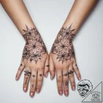 Tattoo sketch stars on hands – tattoo sketch (№1758282254_0, 19.09.2025 11:44) — tattoovalue.net