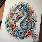 Tattoo sketch divine scene, tattoo line art,… – tattoo sketch (№1758282447_0, 19.09.2025 11:47) — tattoovalue.net
