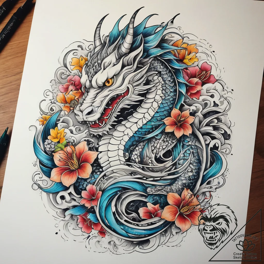 Tattoo sketch divine scene, tattoo line art,... - tattoo sketch (№1758282447_0, 19.09.2025 11:47) — tattoovalue.net