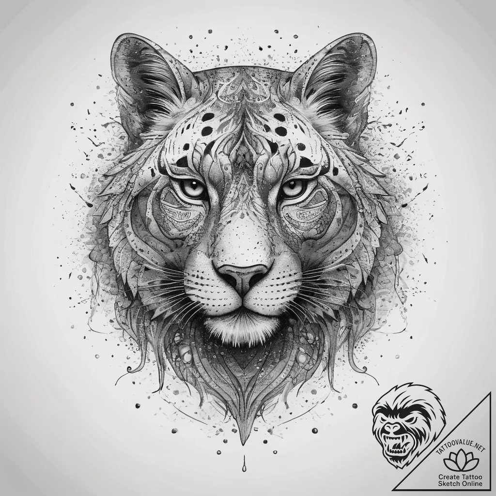 Tattoo sketch silver, concept art for tattoo,... - tattoo sketch (№1758282839_0, 19.09.2025 11:53) — tattoovalue.net