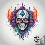 Tattoo sketch cosmic ghost, ink illustration… – tattoo sketch (№1758284610_0, 19.09.2025 12:23) — tattoovalue.net