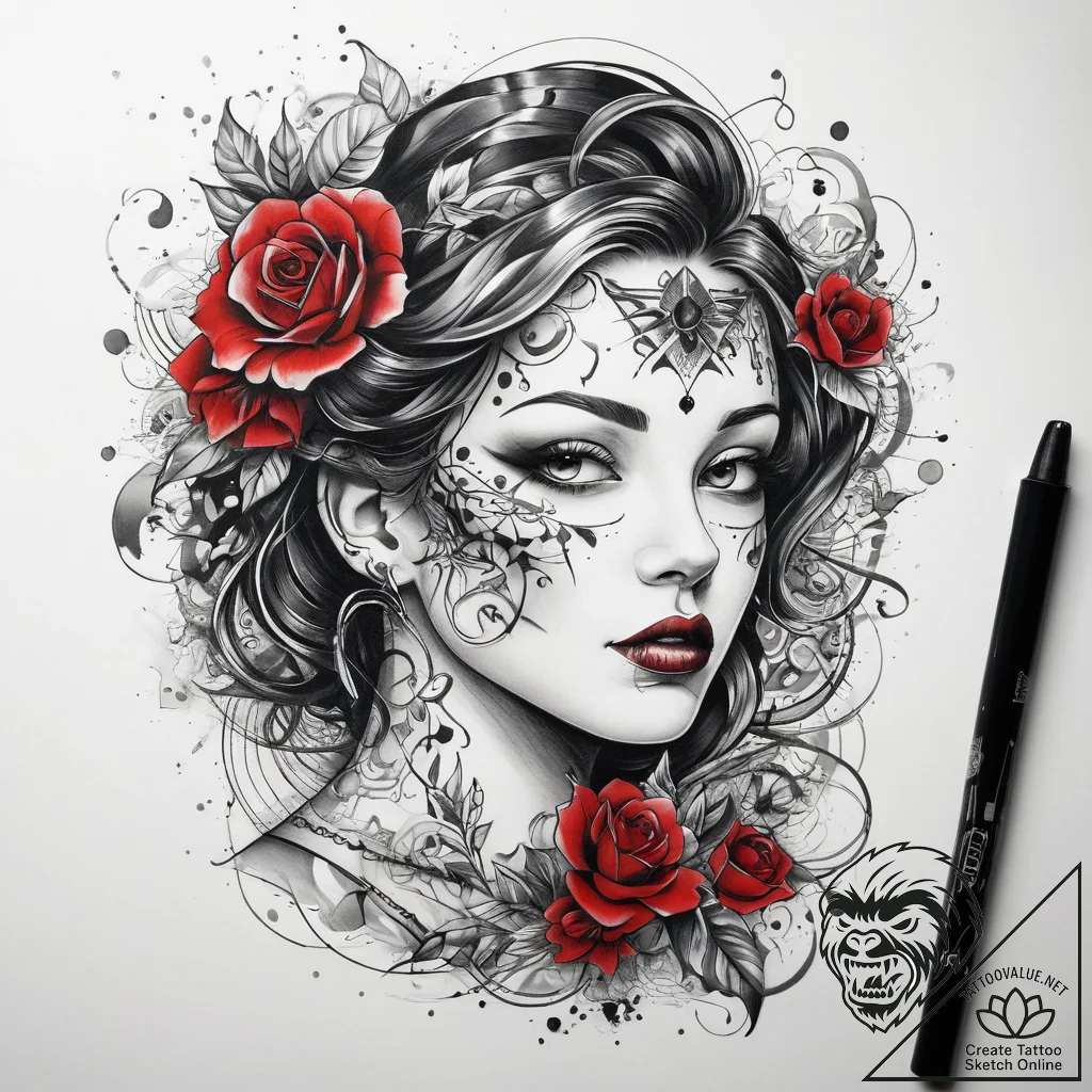 Tattoo sketch puzzle, tattoo drawing outline,... - tattoo sketch (№1758292278_0, 19.09.2025 14:31) — tattoovalue.net