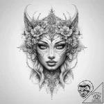 Tattoo sketch soul – tattoo sketch (№1758292471_0, 19.09.2025 14:34) — tattoovalue.net