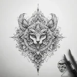 Tattoo sketch sacred lore, tattoo sketch desi… – tattoo sketch (№1758296006_0, 19.09.2025 15:33) — tattoovalue.net