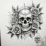 Tattoo sketch iron, ink illustration for tatt… – tattoo sketch (№1758297180_0, 19.09.2025 15:53) — tattoovalue.net