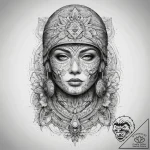 Tattoo sketch soldier with a scissors, tattoo… – tattoo sketch (№1758297980_0, 19.09.2025 16:06) — tattoovalue.net