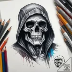 Tattoo sketch grim reaper tattoo, concept art… – tattoo sketch (№1758301126_0, 19.09.2025 16:58) — tattoovalue.net