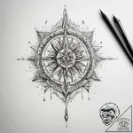 Tattoo sketch blessed being, concept art for… – tattoo sketch (№1758303126_0, 19.09.2025 17:32) — tattoovalue.net