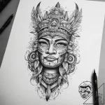 Tattoo sketch totem pole, tattoo drawing outl… – tattoo sketch (№1758303324_0, 19.09.2025 17:35) — tattoovalue.net