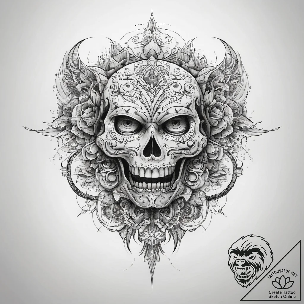 Tattoo sketch secret - tattoo sketch (№1758306507_0, 19.09.2025 18:28) — tattoovalue.net