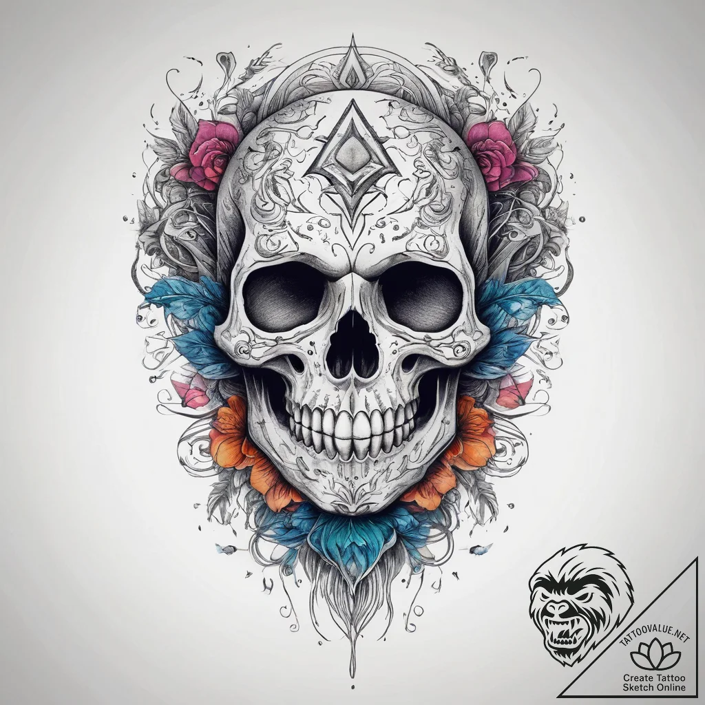 Tattoo sketch ghost, ink illustration for tat... - tattoo sketch (№1758308697_0, 19.09.2025 19:04) — tattoovalue.net