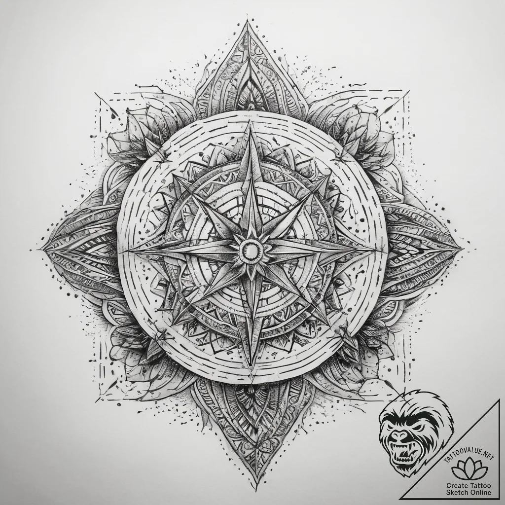 Tattoo sketch fortress, tattoo line art, roug... - tattoo sketch (№1758308893_0, 19.09.2025 19:08) — tattoovalue.net