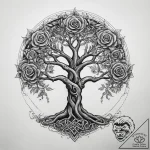 Tattoo sketch celtic tree of life, tattoo fla… – tattoo sketch (№1758310874_0, 19.09.2025 19:41) — tattoovalue.net