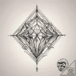 Tattoo sketch diamond tattoo, concept art for… – tattoo sketch (№1758313487_0, 19.09.2025 20:24) — tattoovalue.net