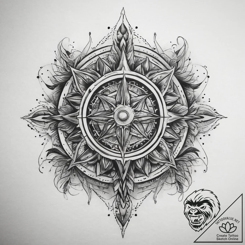 Tattoo sketch cosmic soul, tattoo sketch desi... - tattoo sketch (№1758313684_0, 19.09.2025 20:28) — tattoovalue.net