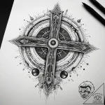 Tattoo sketch cosmic space, artistic tattoo s… – tattoo sketch (№1758314676_0, 19.09.2025 20:44) — tattoovalue.net